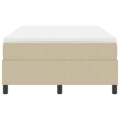 Letto a molle Grigio chiaro e bianco 203 x 120 x 60 cm