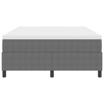 Letto a molle Grigio chiaro e bianco 140 x 190 cm | homemem39
