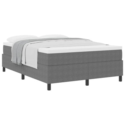 Letto a molle Grigio chiaro e bianco 140 x 200 cm | homemem39