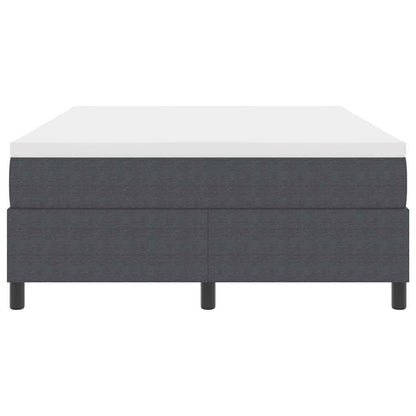 Letto a molle Grigio Scuro e Bianco 160 x 200 cm | homemem39