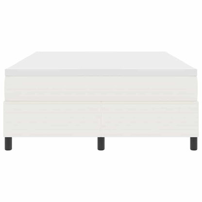 Letto a molle Crema e Bianco 160 x 200 cm Tessuto in Cords | homemem39