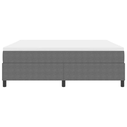 Letto a molle Grigio chiaro e bianco 203 x 180 x 60 cm