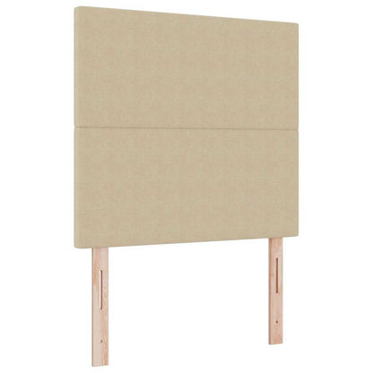 Letto a molle Grigio chiaro e bianco 203 x 120 x 128 cm