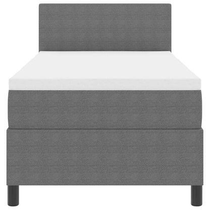 Letto a Sorgente LED Grigio chiaro e bianco 80 x 200 cm | homemem39
