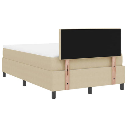 Letto a molle Grigio chiaro e bianco 203 x 120 x 88 cm