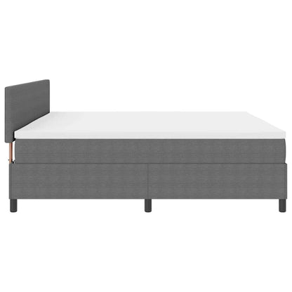 Letto a Sorgente LED Grigio chiaro e bianco 200 x 200 cm | homemem39