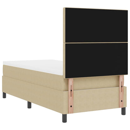 Letto a Sorgente LED Grigio chiaro e bianco 80 x 200 cm | homemem39