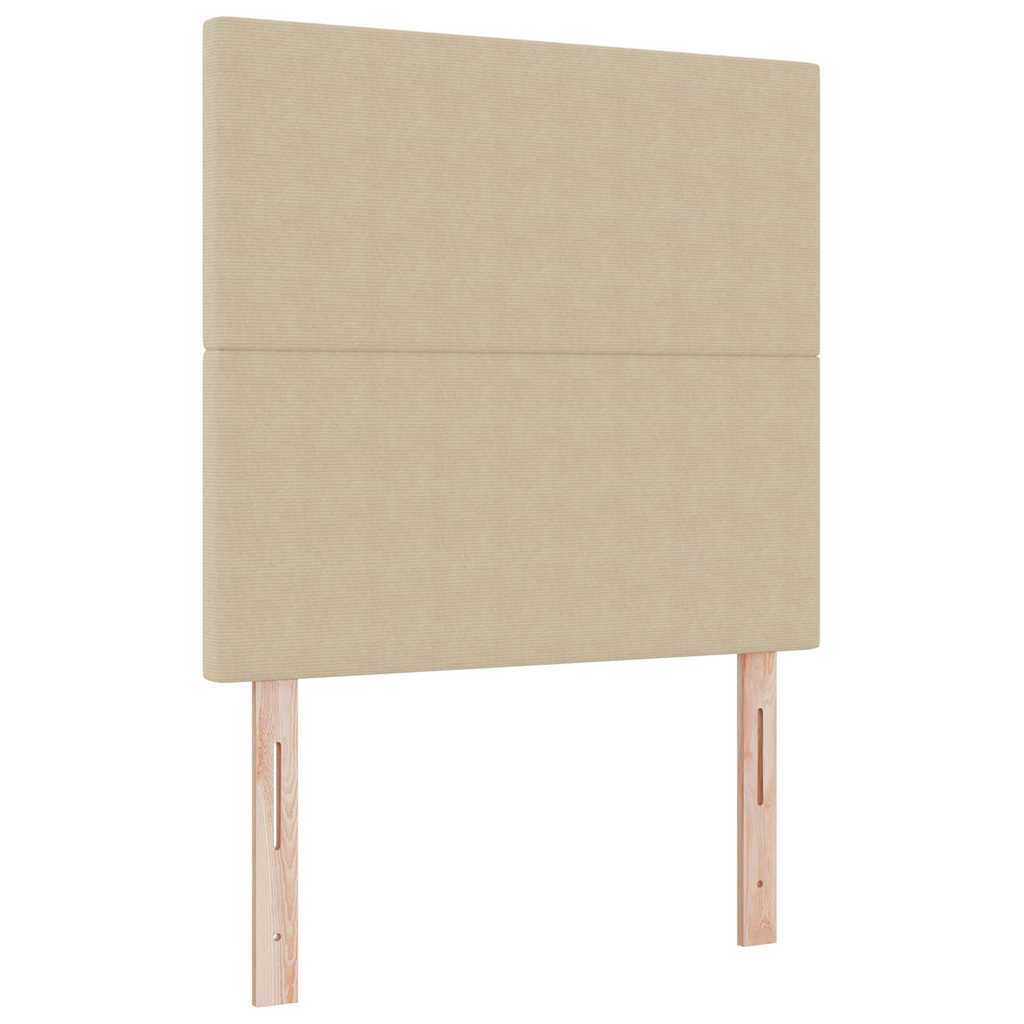 Letto a molle Grigio chiaro e bianco 203 x 120 x 128 cm