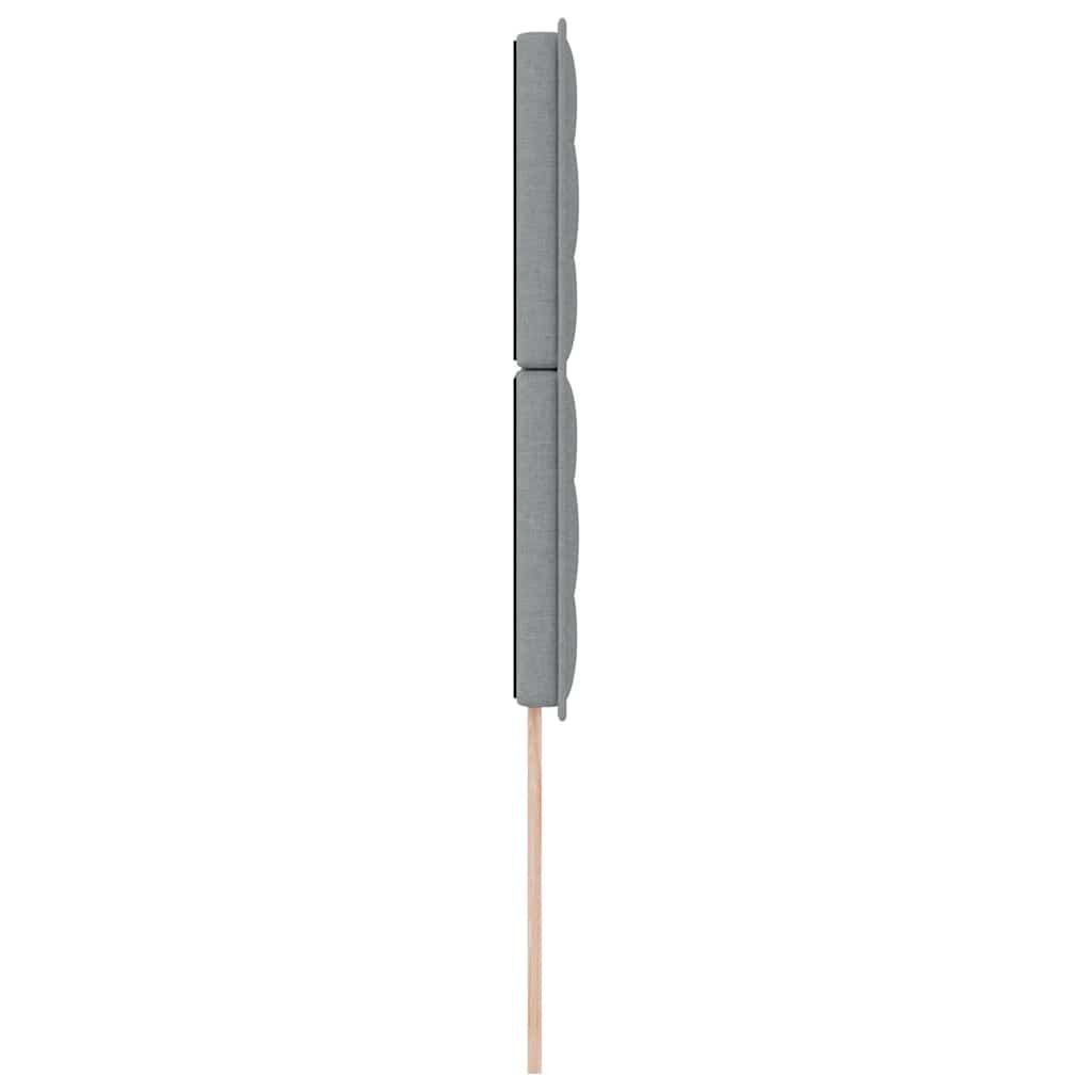 Testiera Grigio chiaro 80 cm Tessuto | homemem39