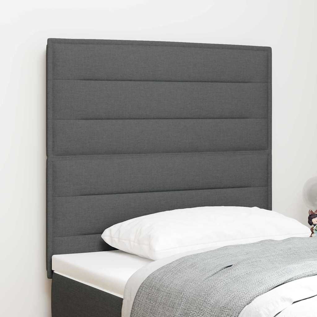 Testiera Grigio scuro 80 cm Tessuto | homemem39