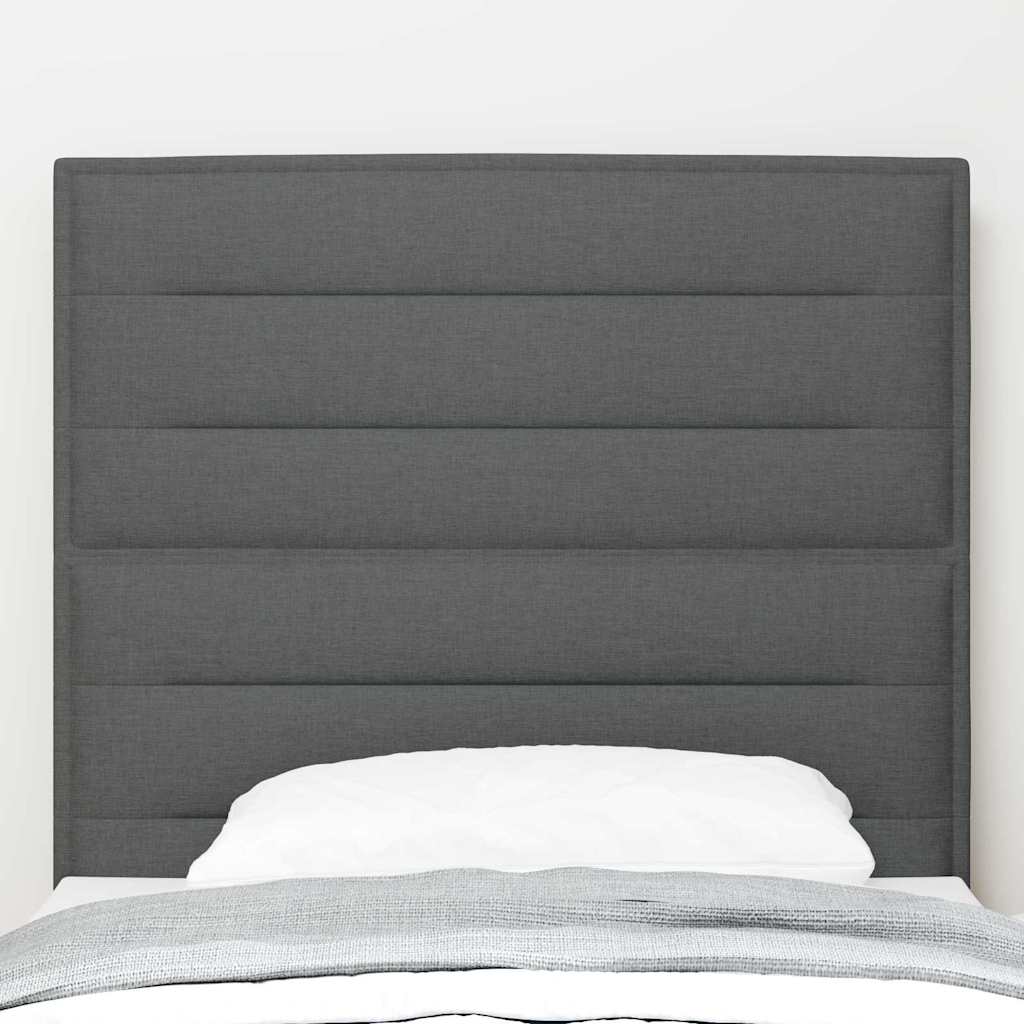 Testiera Grigio scuro 80 cm Tessuto | homemem39