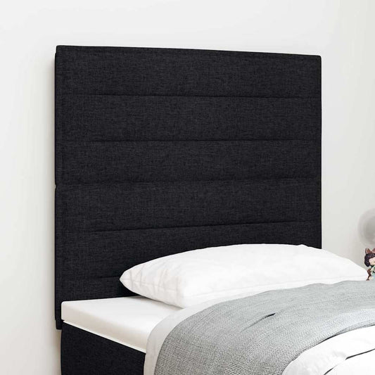 Testiera Nero 80 cm Tessuto | homemem39