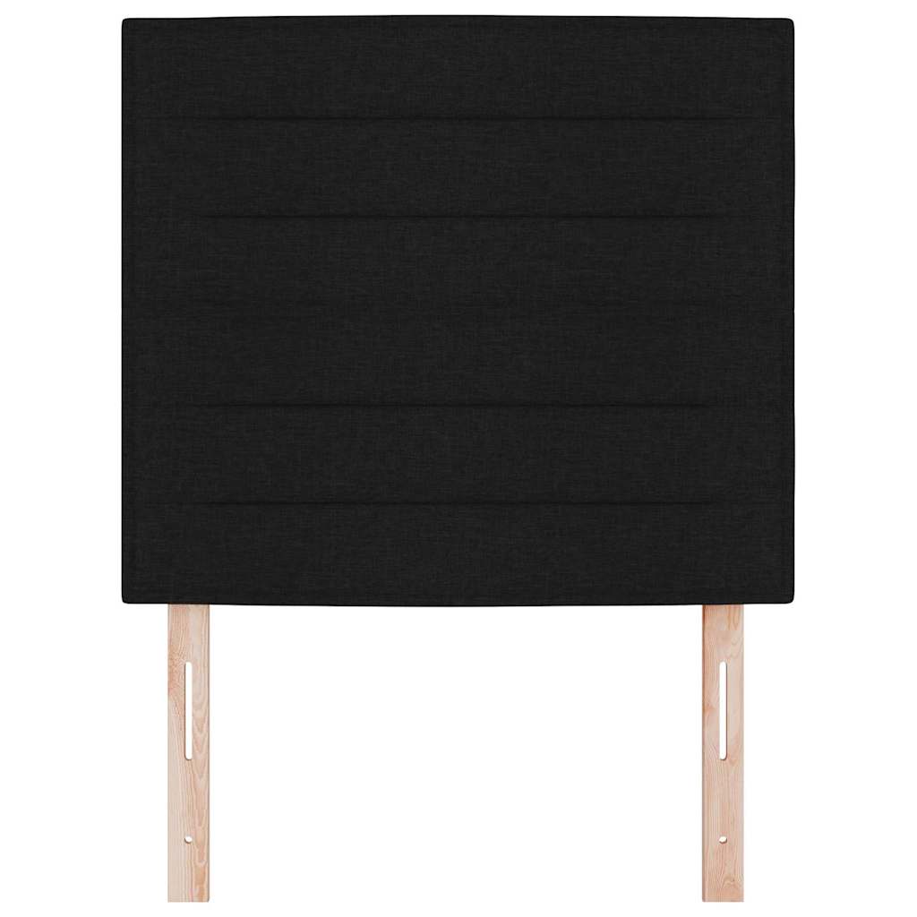 Testiera Nero 90 cm Tessuto | homemem39