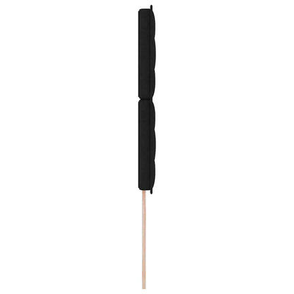 Testiera Nero 90 cm Tessuto | homemem39