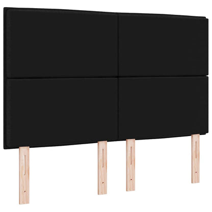 Testiera Nero 144 cm Tessuto | homemem39