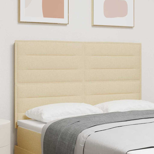 Testiera Crema 144 cm Tessuto | homemem39