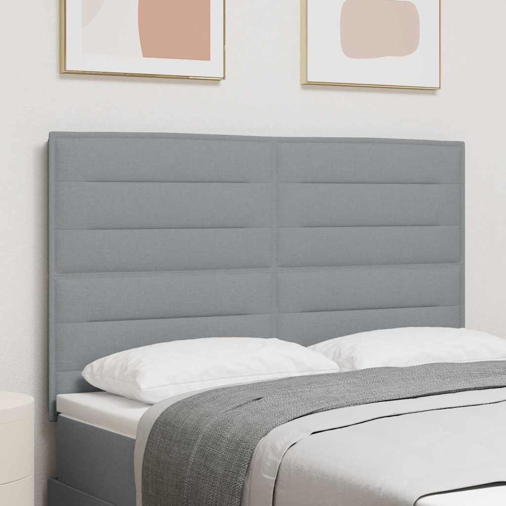 Testiera Grigio chiaro 160 cm Tessuto | homemem39