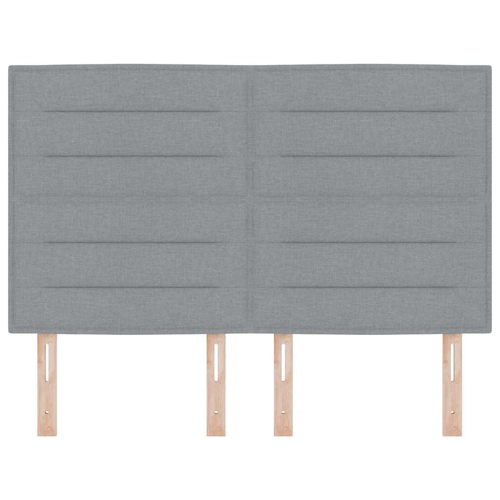 Testiera Grigio chiaro 160 cm Tessuto | homemem39