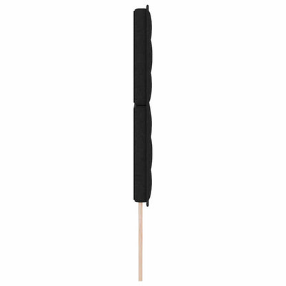 Testiera Nero 160 cm Tessuto | homemem39