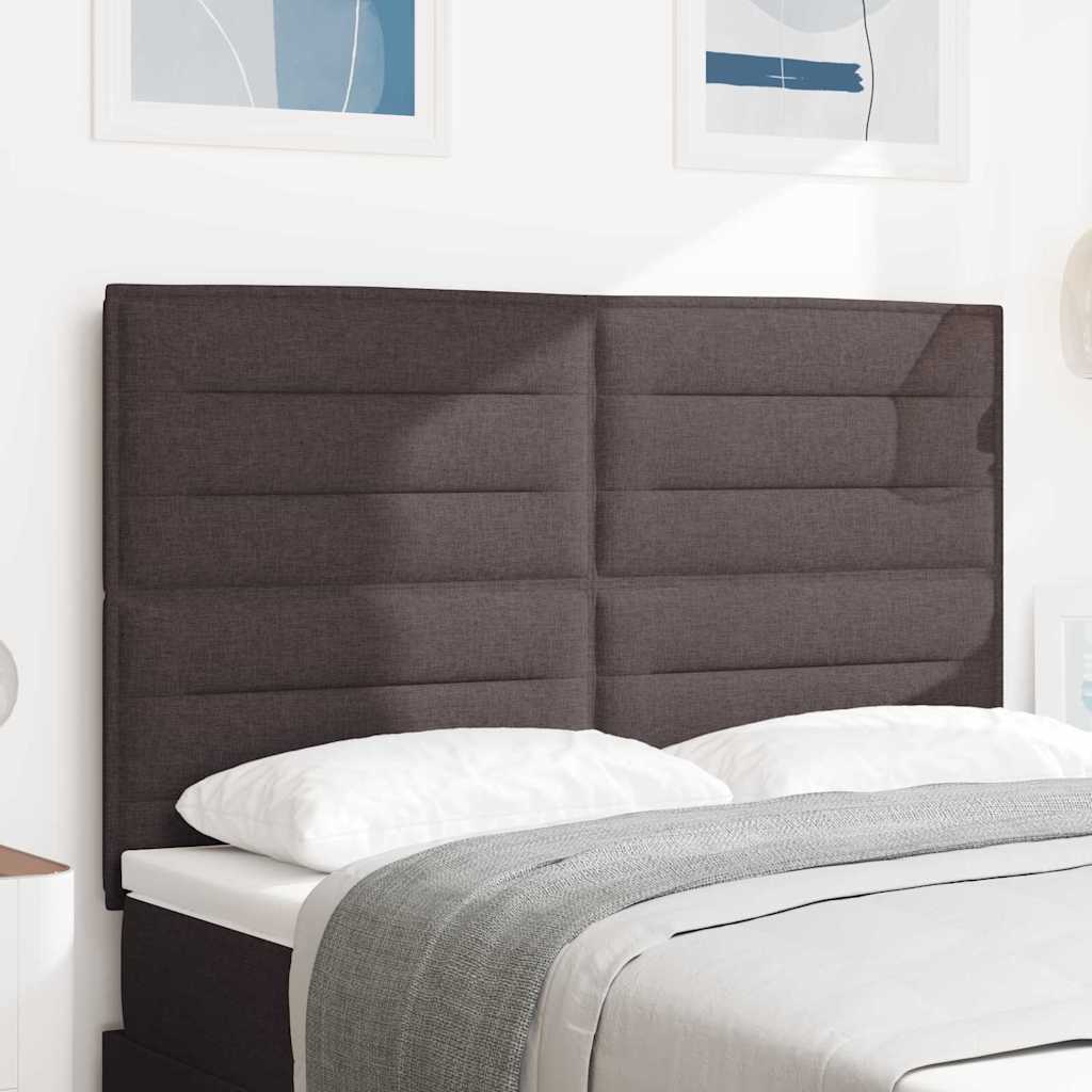 Testiera con testiera Marrone Scuro 160 cm Pelle Sintetica - homemem39