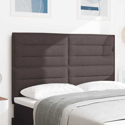 Testiera con testiera Marrone Scuro 160 cm Pelle Sintetica - homemem39