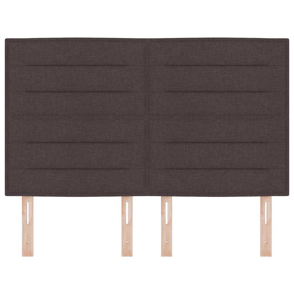 Testiera con testiera Marrone Scuro 160 cm Pelle Sintetica - homemem39