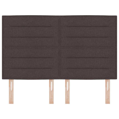 Testiera con testiera Marrone Scuro 160 cm Pelle Sintetica - homemem39