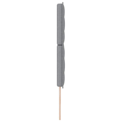 Testiera Grigio chiaro 200 cm Tessuto | homemem39