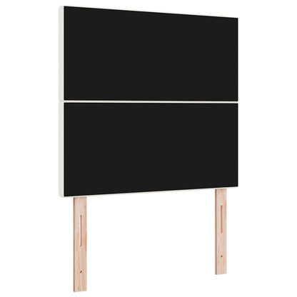 Testiera con testiera Crema 90 cm Pelle Sintetica - homemem39