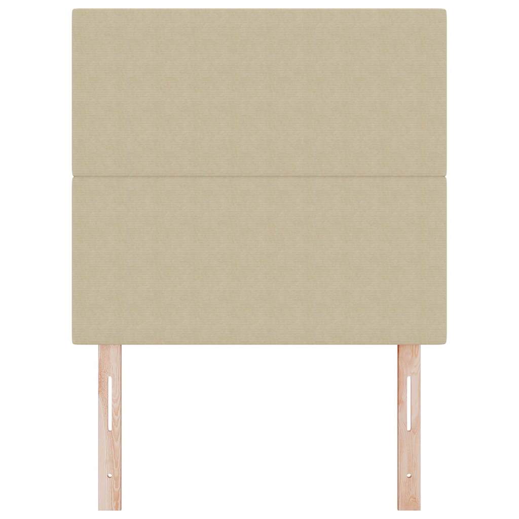 Testiera Verde grigio chiaro 100 cm Tessuto a coste