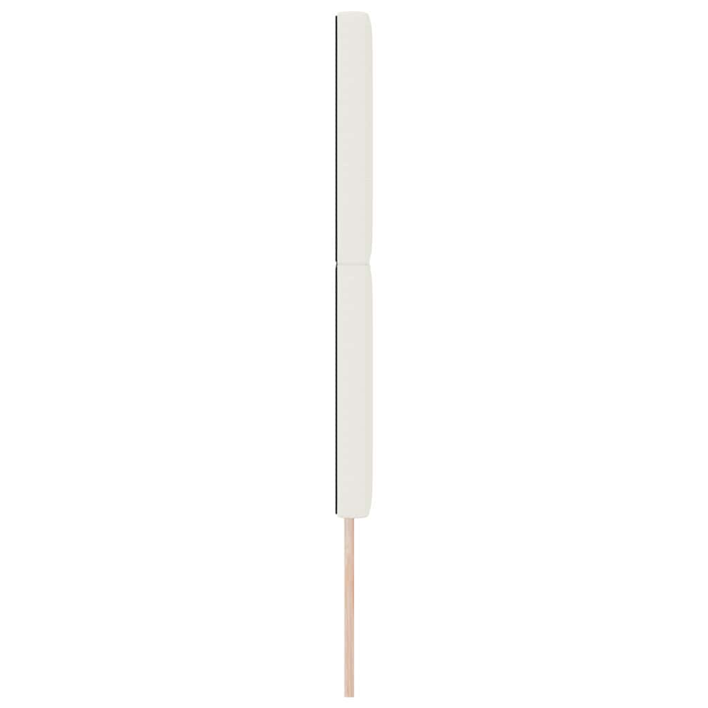 Testiera Crema 144 cm Tessuto in Cords | homemem39