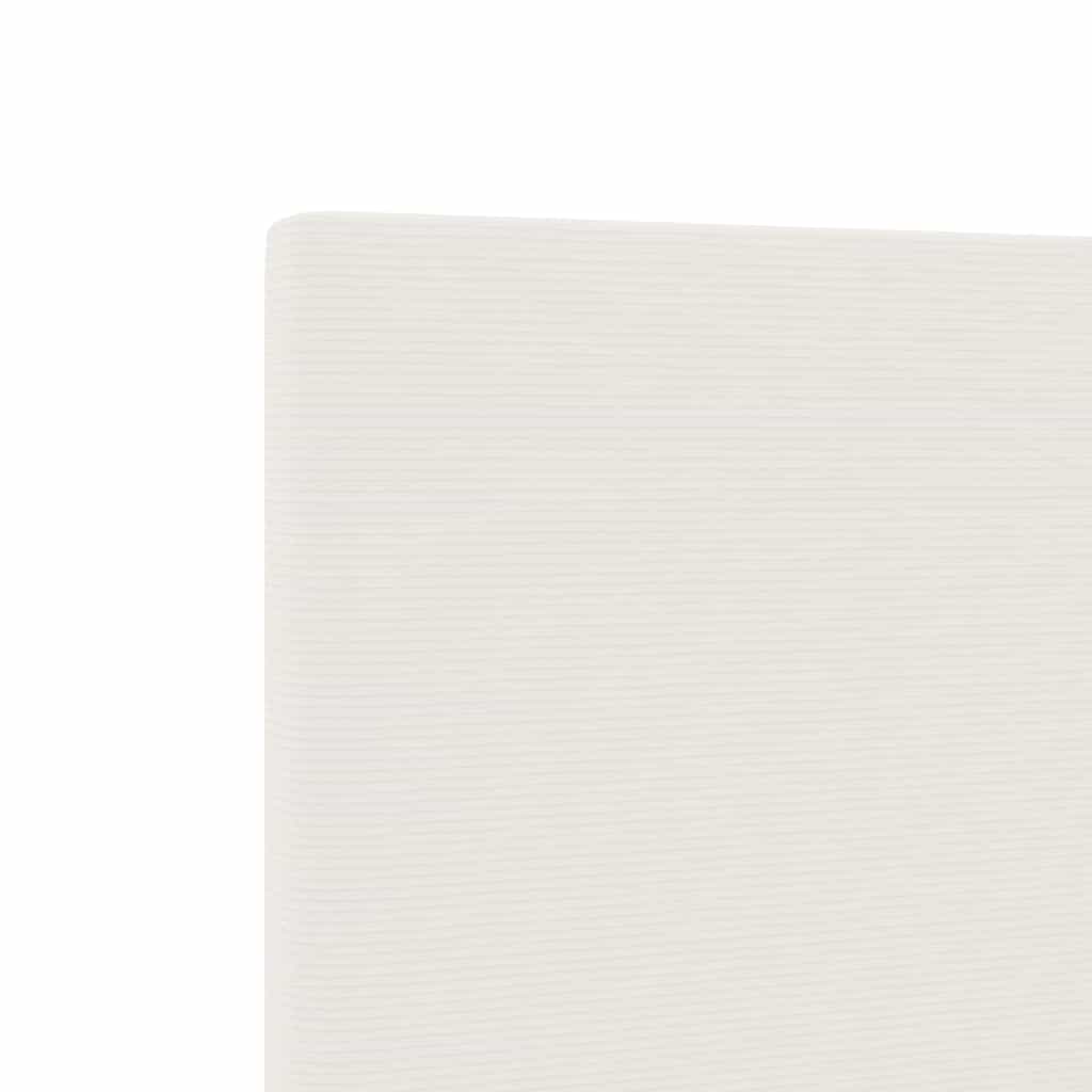 Testiera Crema 200 cm Tessuto in Cords | homemem39