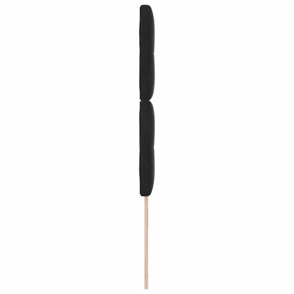 Testiera con testiera Nero 100 cm Velluto