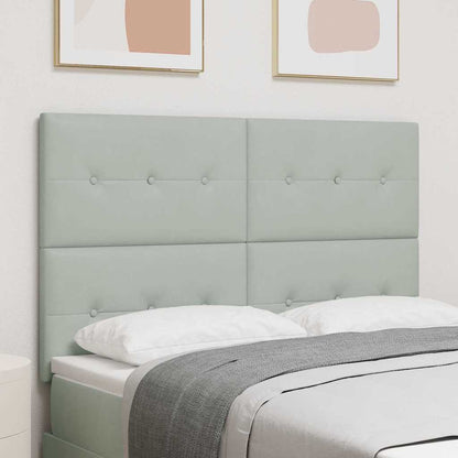 Testiera Grigio chiaro Velluto | homemem39
