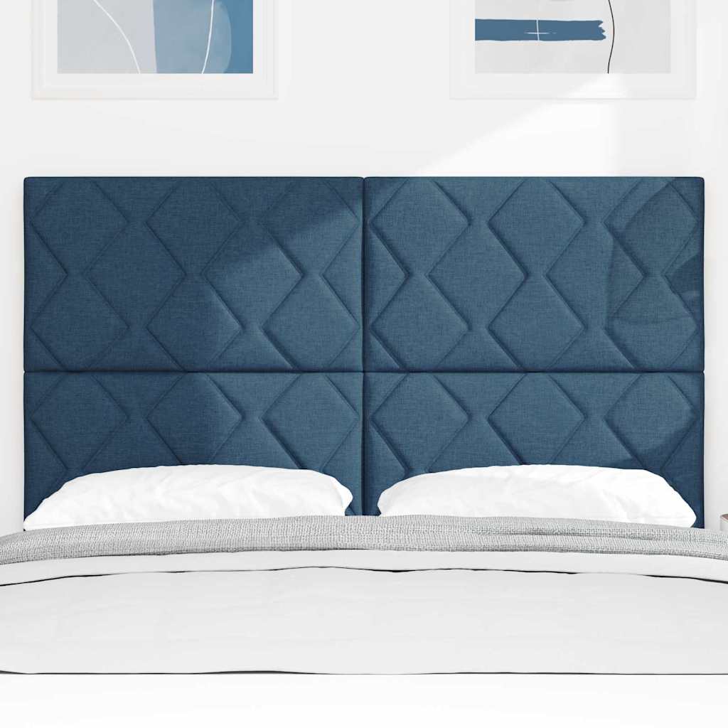 Testiera Blu 144 cm Tessuto | homemem39