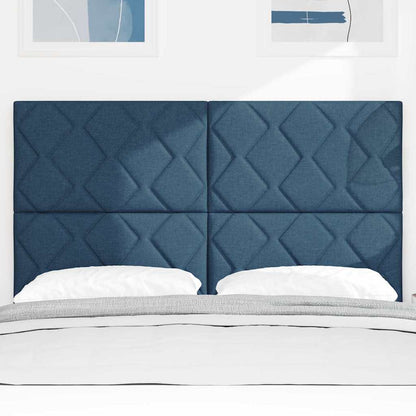 Testiera Blu 144 cm Tessuto | homemem39