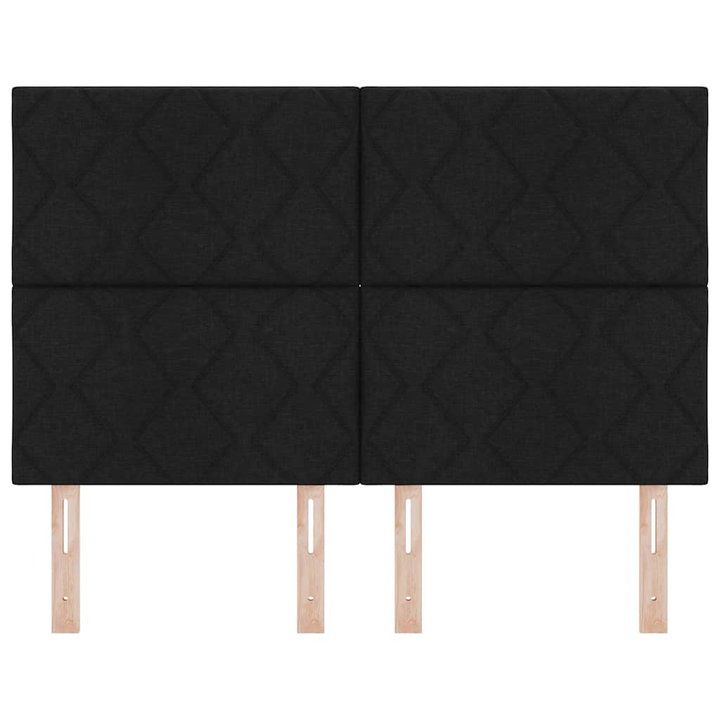 Testiera Nero 160 cm Tessuto | homemem39