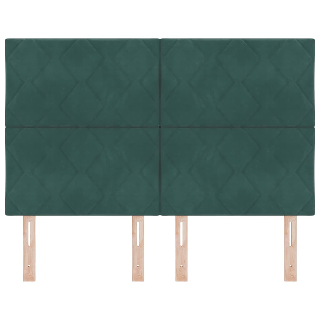 Testiera Verde Scuro 160 cm Velluto | homemem39