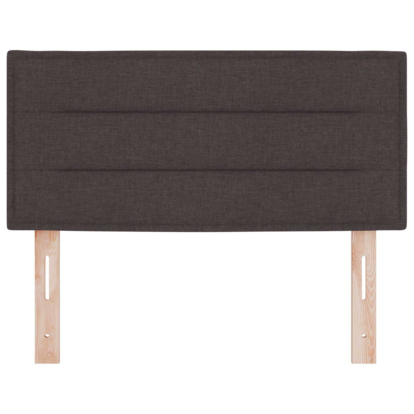 Testiera LED con testiera Marrone Scuro 80 cm Poliestere