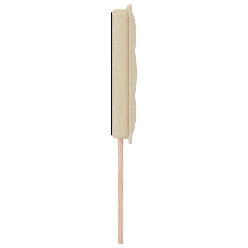 Testiera LED con strisce LED con testiera Crema 144 cm Tessuto | homemem39