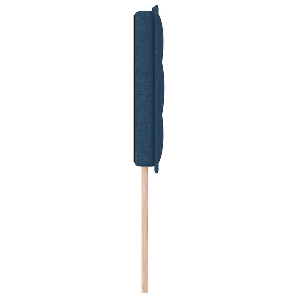 Testiera LED con strisce LED con testiera Blu 160 cm Tessuto | homemem39