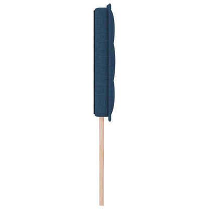 Testiera LED con strisce LED con testiera Blu 160 cm Tessuto | homemem39