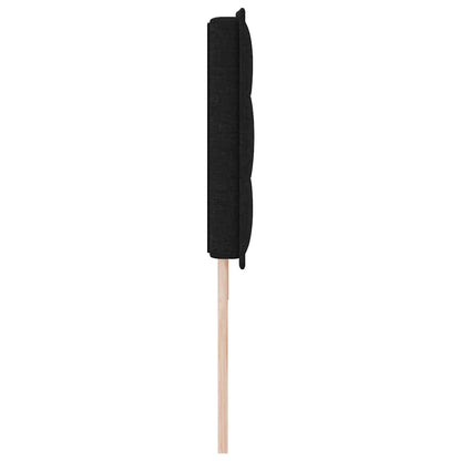 Testiera LED con strisce LED con testiera Nero 180 cm Tessuto | homemem39