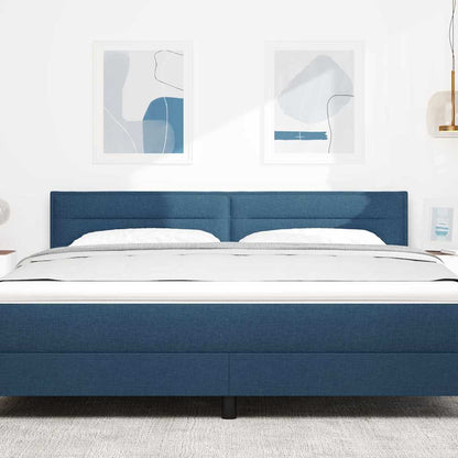 Testiera LED con strisce LED con testiera Blu 180 cm Tessuto | homemem39