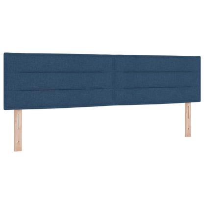 Testiera LED con strisce LED con testiera Blu 180 cm Tessuto | homemem39