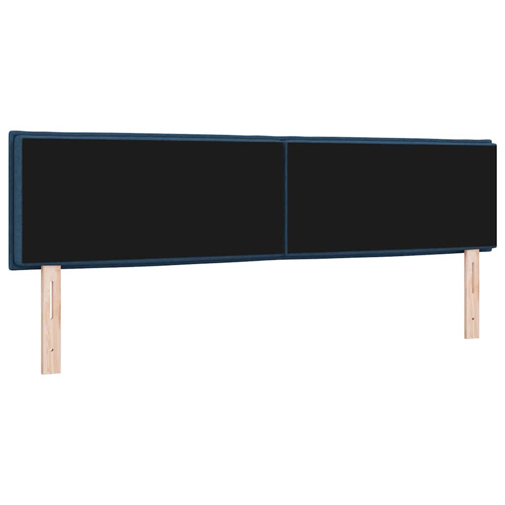 Testiera LED con strisce LED con testiera Blu 180 cm Tessuto | homemem39
