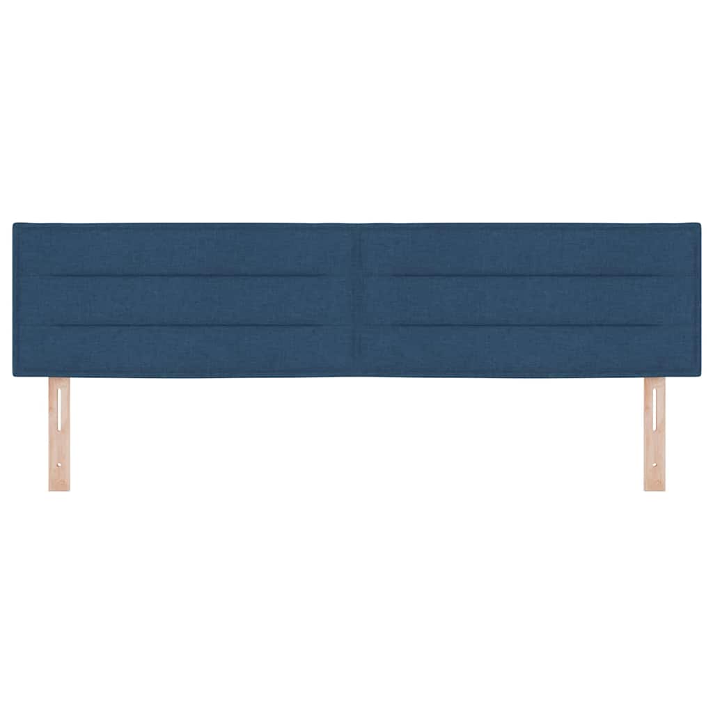 Testiera LED con strisce LED con testiera Blu 180 cm Tessuto | homemem39