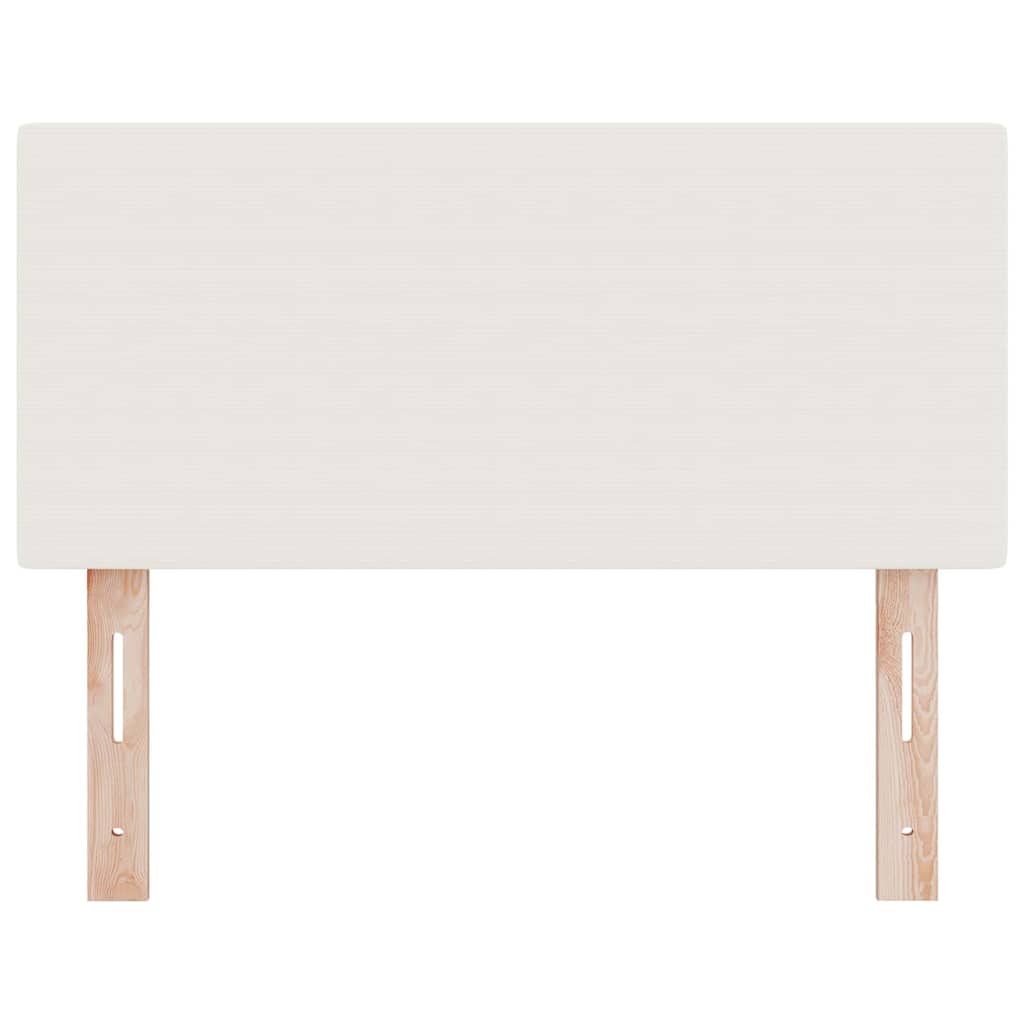 Testiera LED con strisce LED Crema 100 cm Tessuto in Cords | homemem39