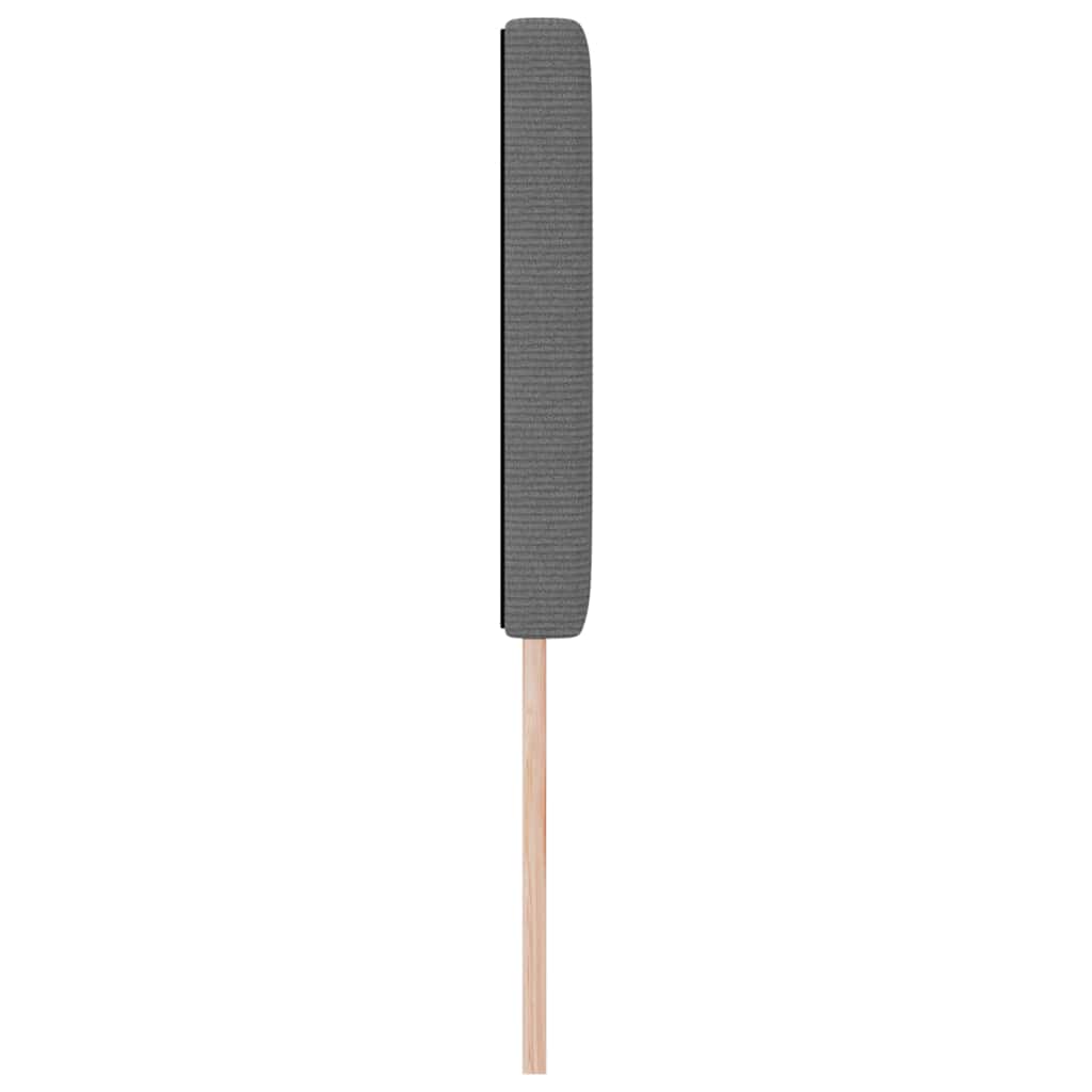 Testiera LED con testiera Grigio chiaro 144 cm Tessuto in Cords | homemem39