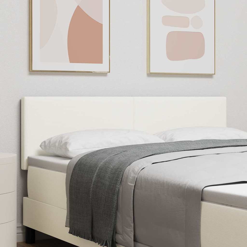 Testiera LED con strisce LED Crema 144 cm Tessuto in Cords | homemem39